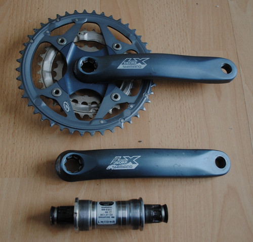 Shimano deore m571 - deore, chainset