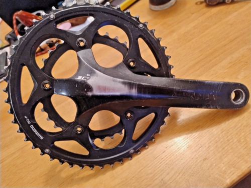 Shimano 105 5750 chainset - shimano, fc-5750